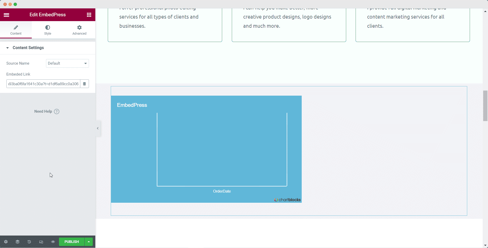 How to Embed ChartBlocks Charts in WordPress