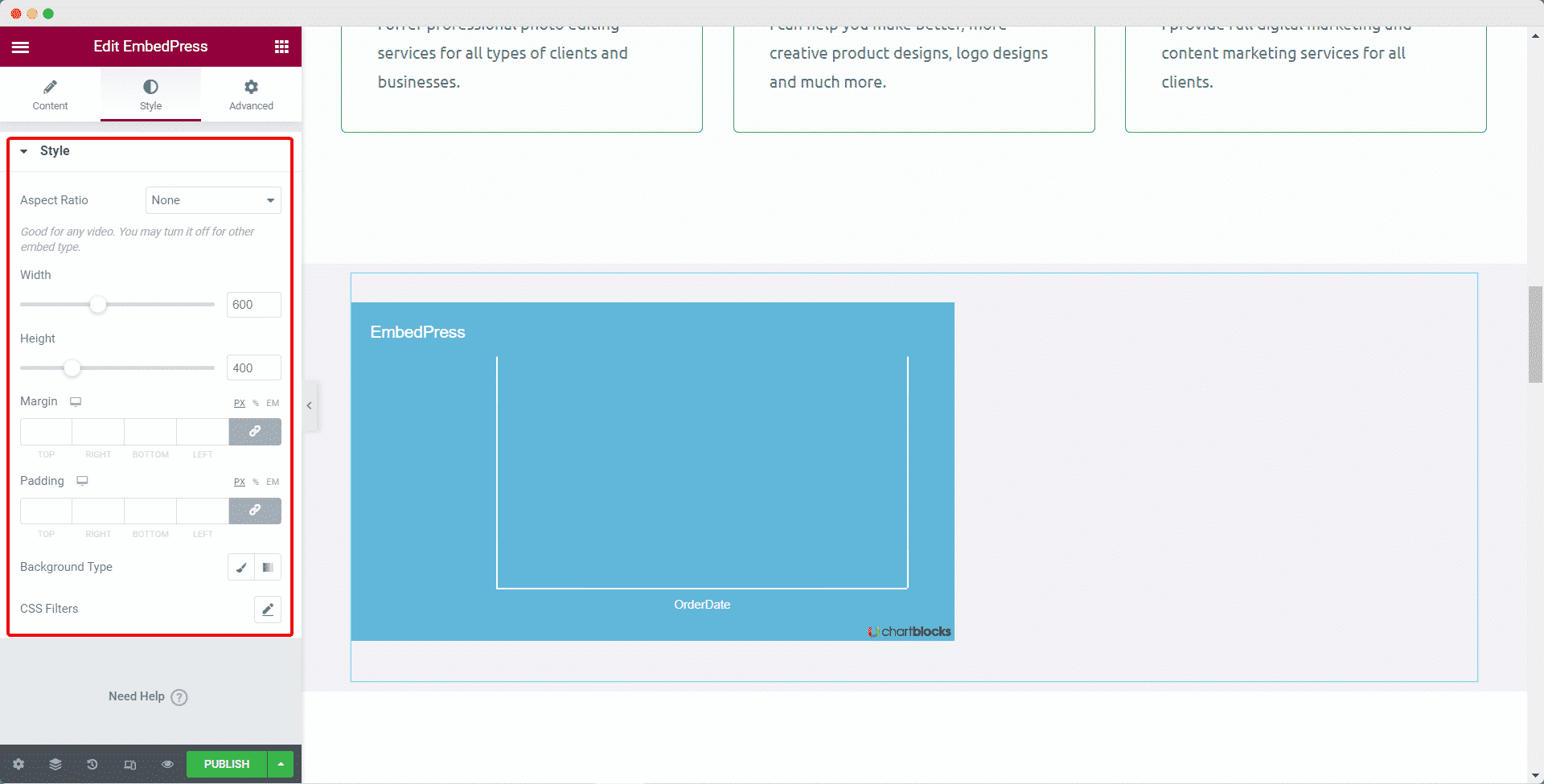 How to Embed ChartBlocks Charts in WordPress