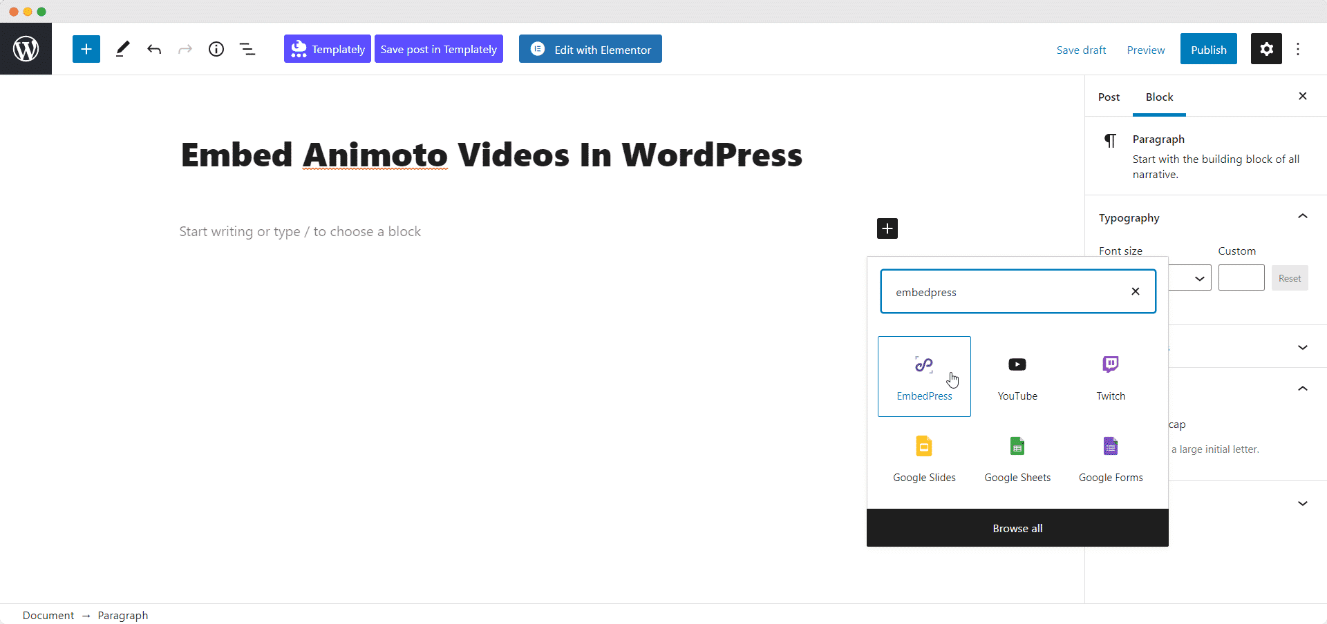 How to Embed Animoto Videos in WordPress