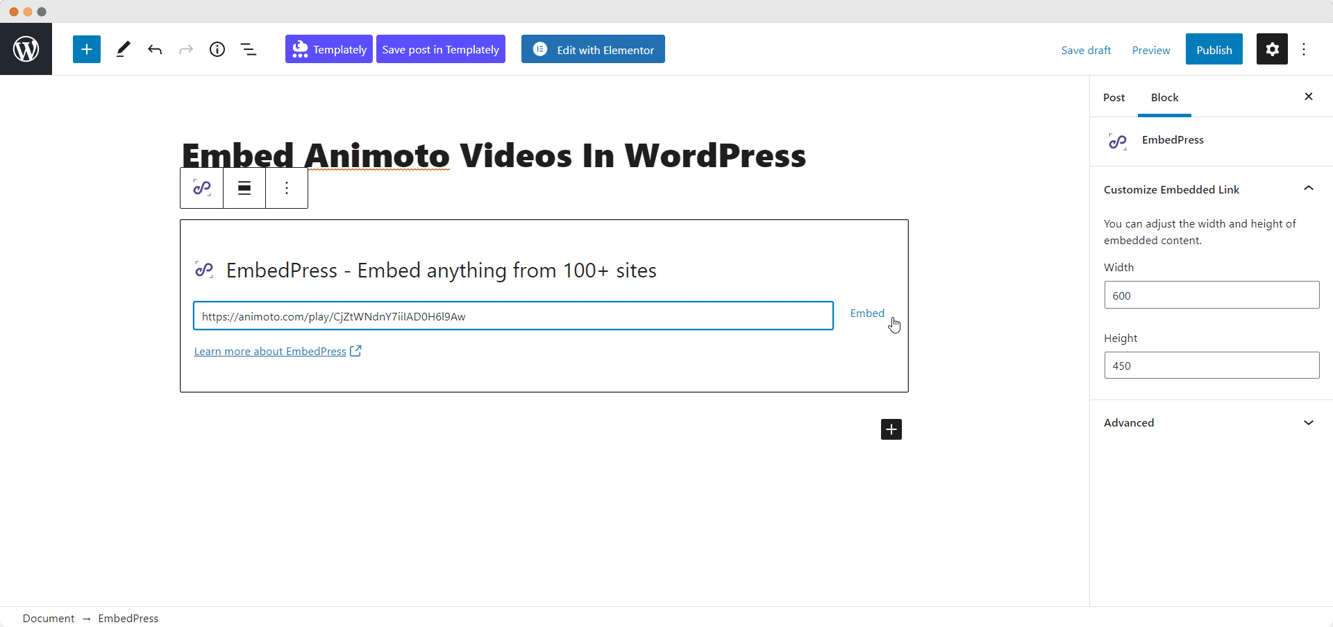 How to Embed Animoto Videos in WordPress