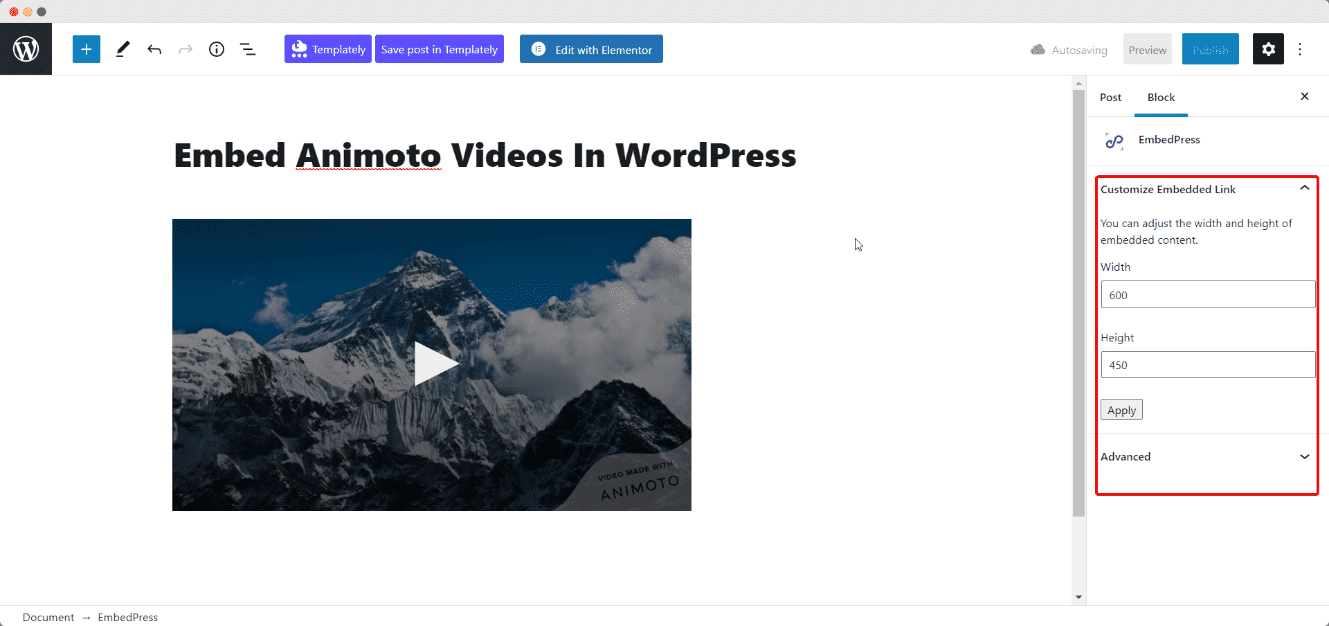 How to Embed Animoto Videos in WordPress