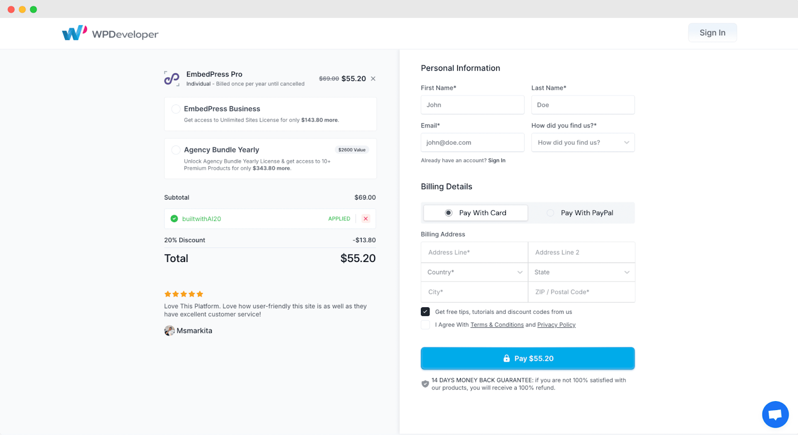 Get EmbedPress PRO