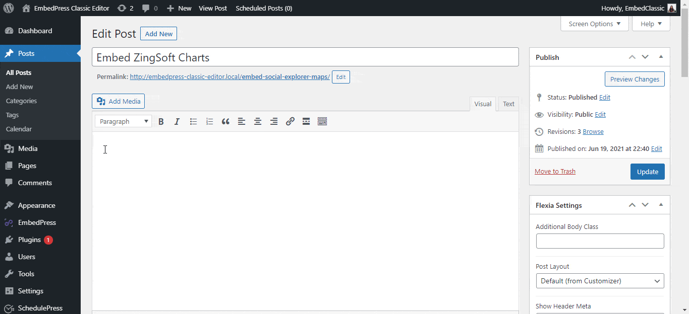 embed ZingSoft charts and grids