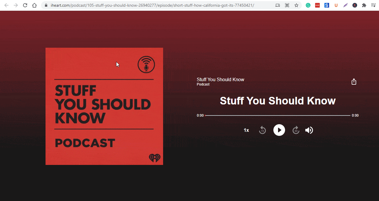 embed iHeartRadio podcasts