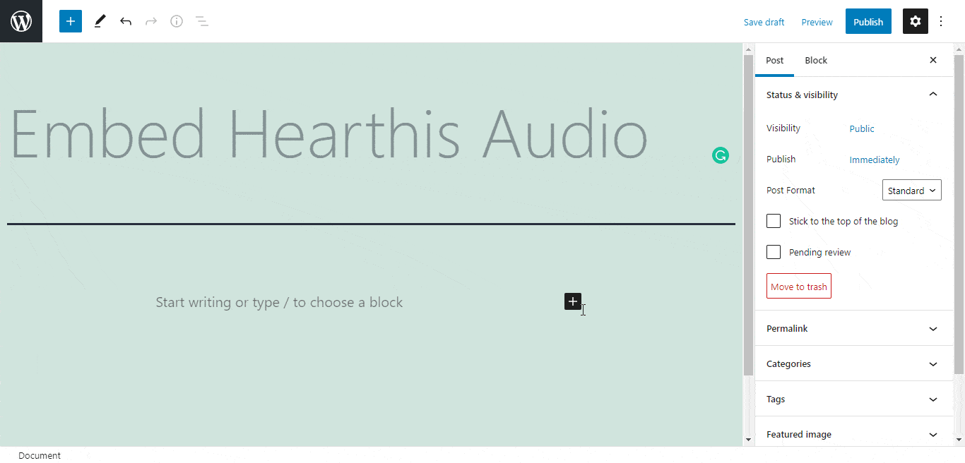 embed Hearthis audios