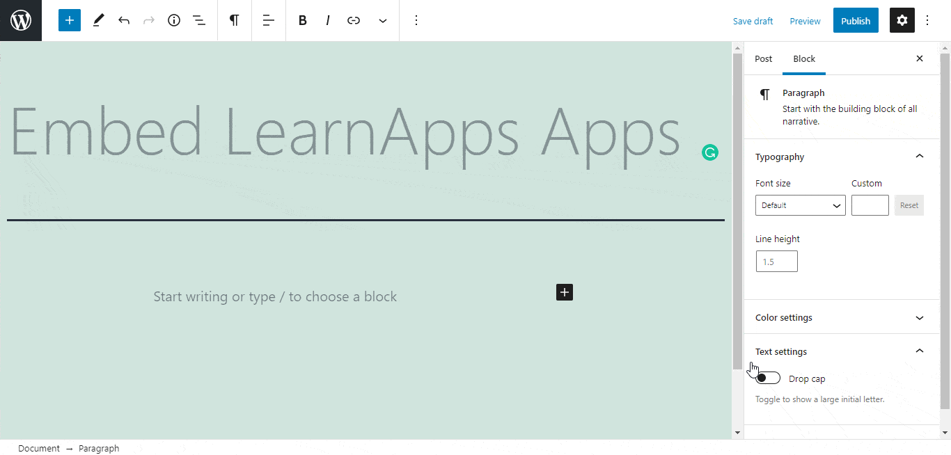 embed LearningApps apps