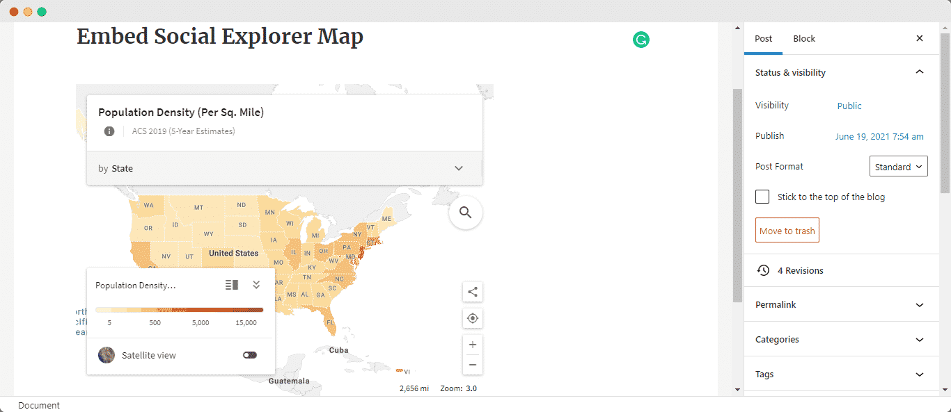 embed Social Explorer maps