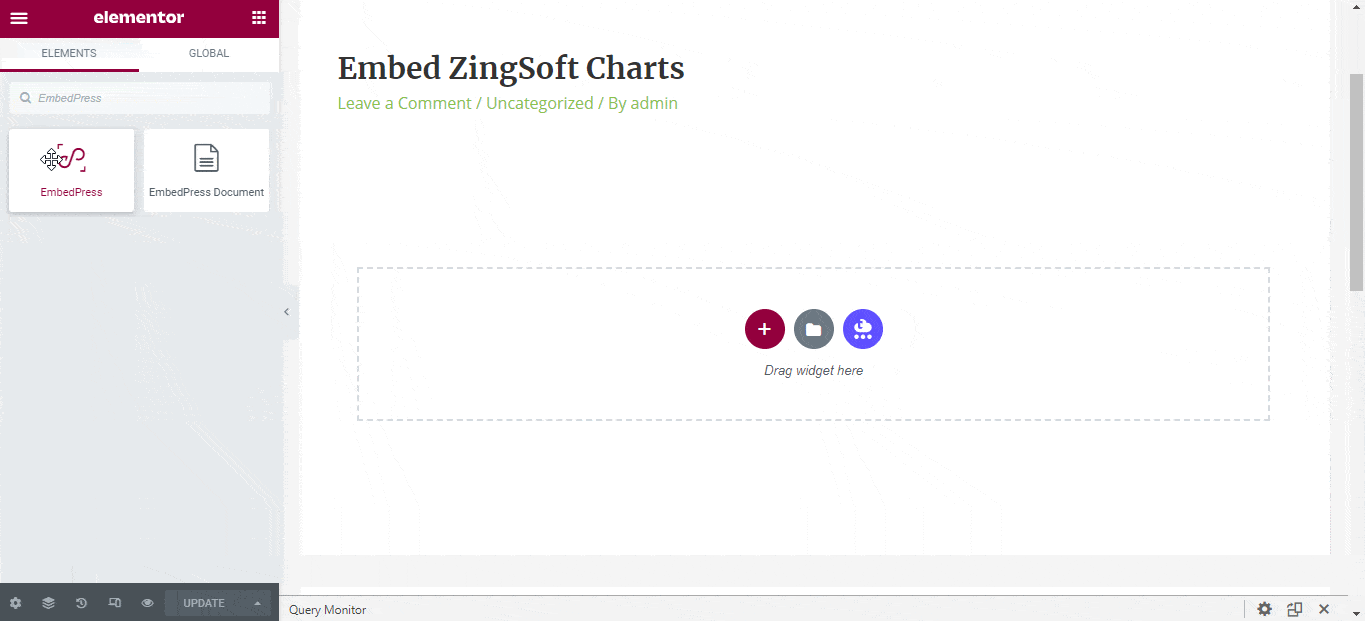 embed ZingSoft charts and grids