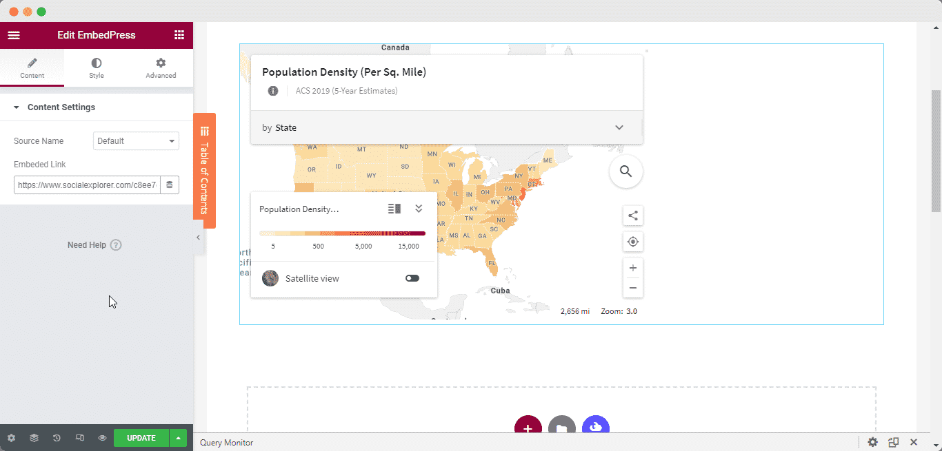 embed Social Explorer maps