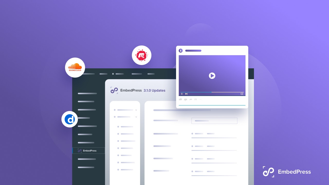 EmbedPress 3.1.0 update