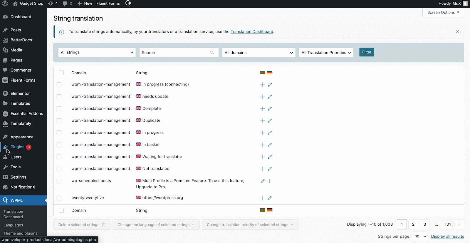 Configure WPML Plugin Settings
