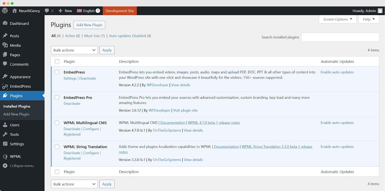 How To Easily Translate EmbedPress Using WPML?