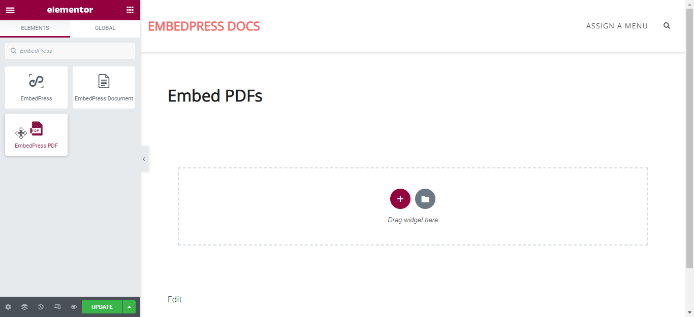 embed PDF files