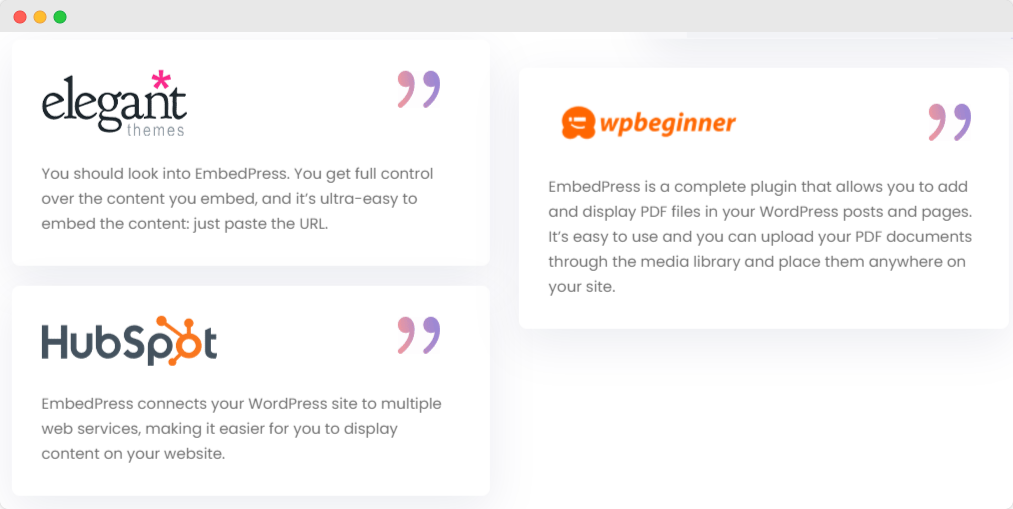 WordPress embed plugin