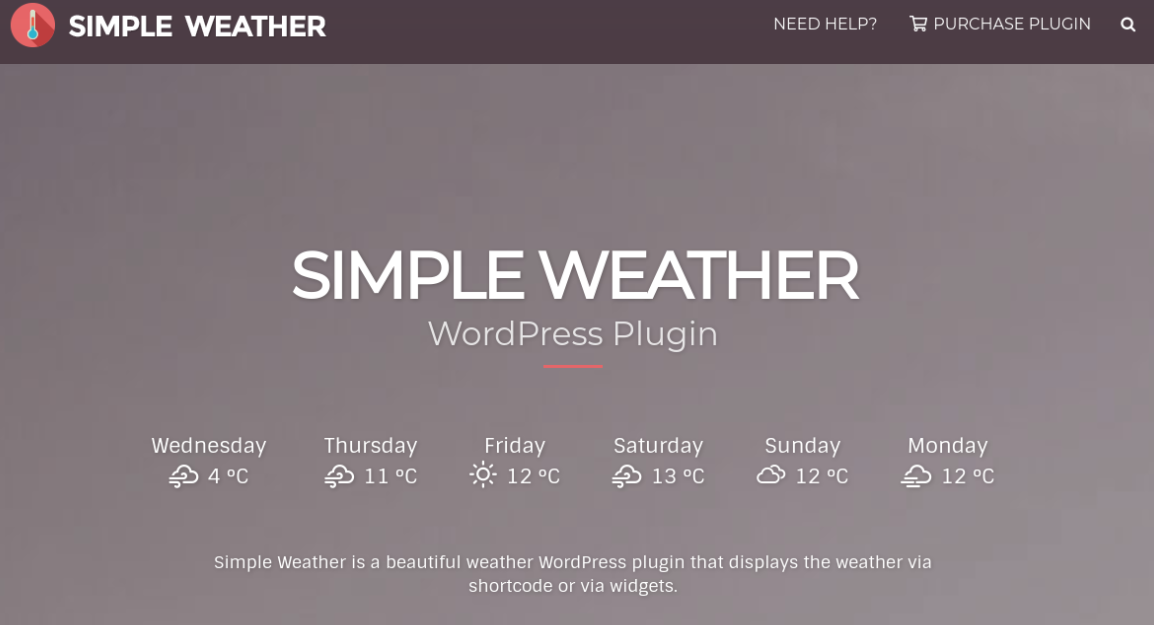 embed weather widget