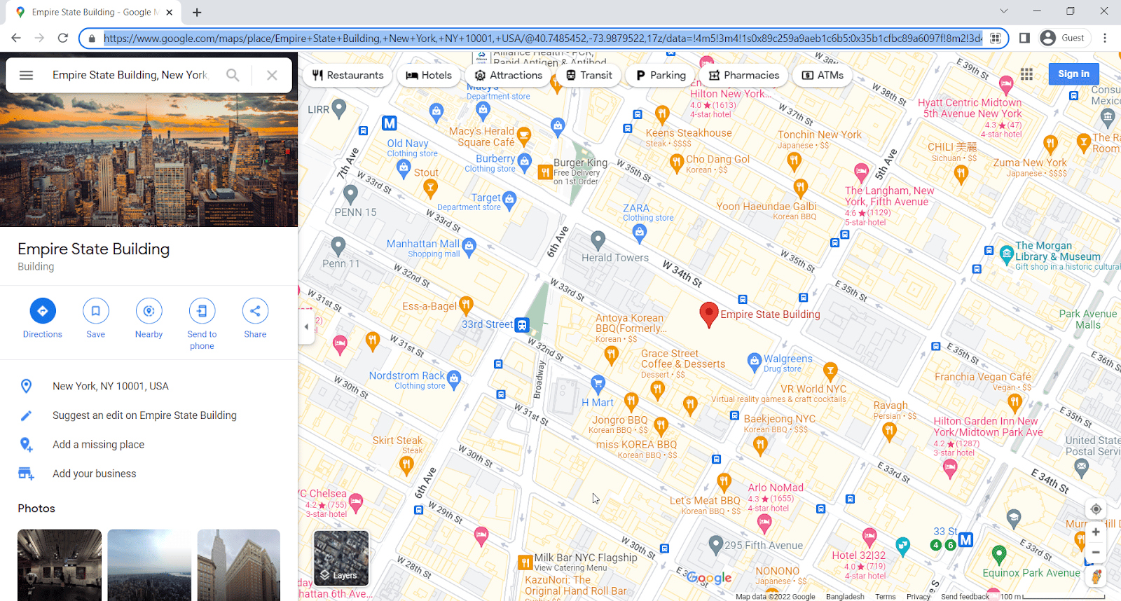 Embed Google Maps