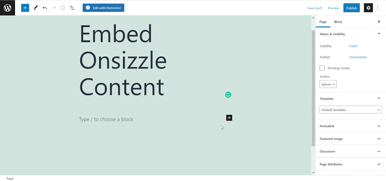 How To Embed Onsizzle Content