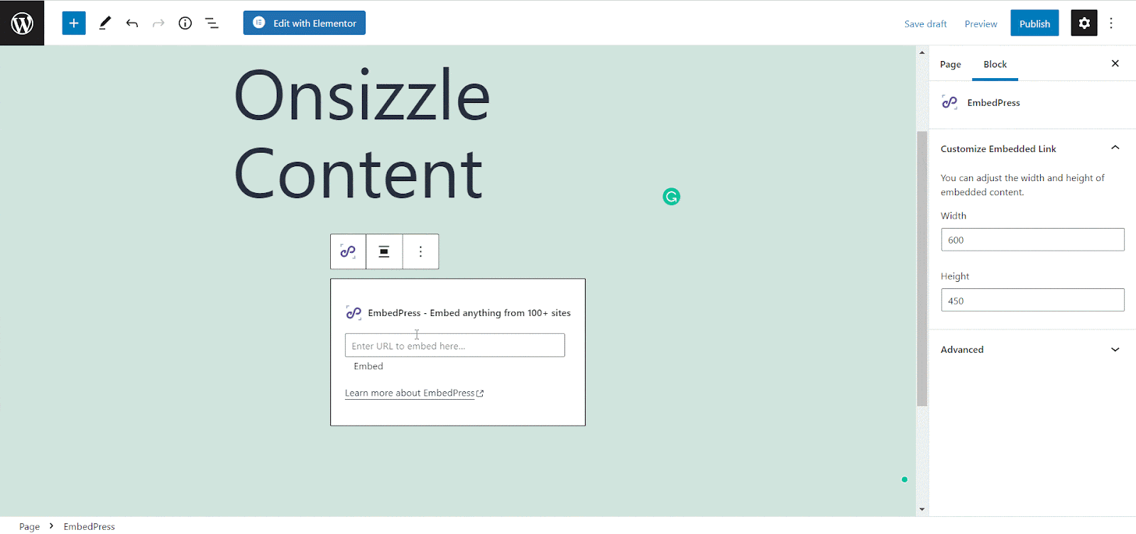 How To Embed Onsizzle Content