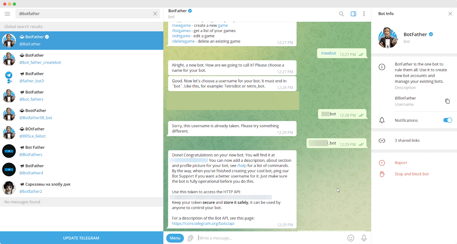 WordPress Site With Telegram