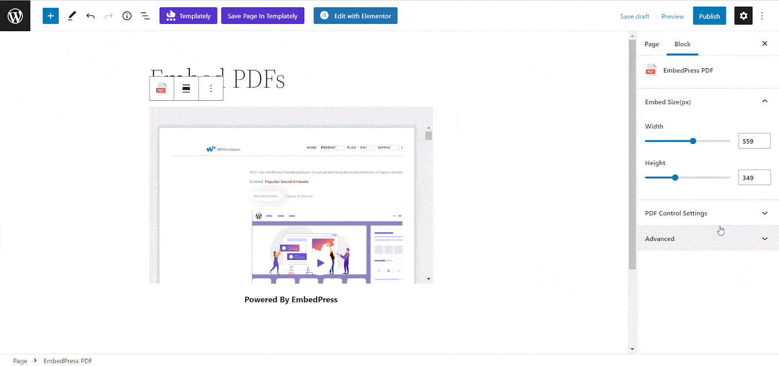 Embed PDF Files In WordPress