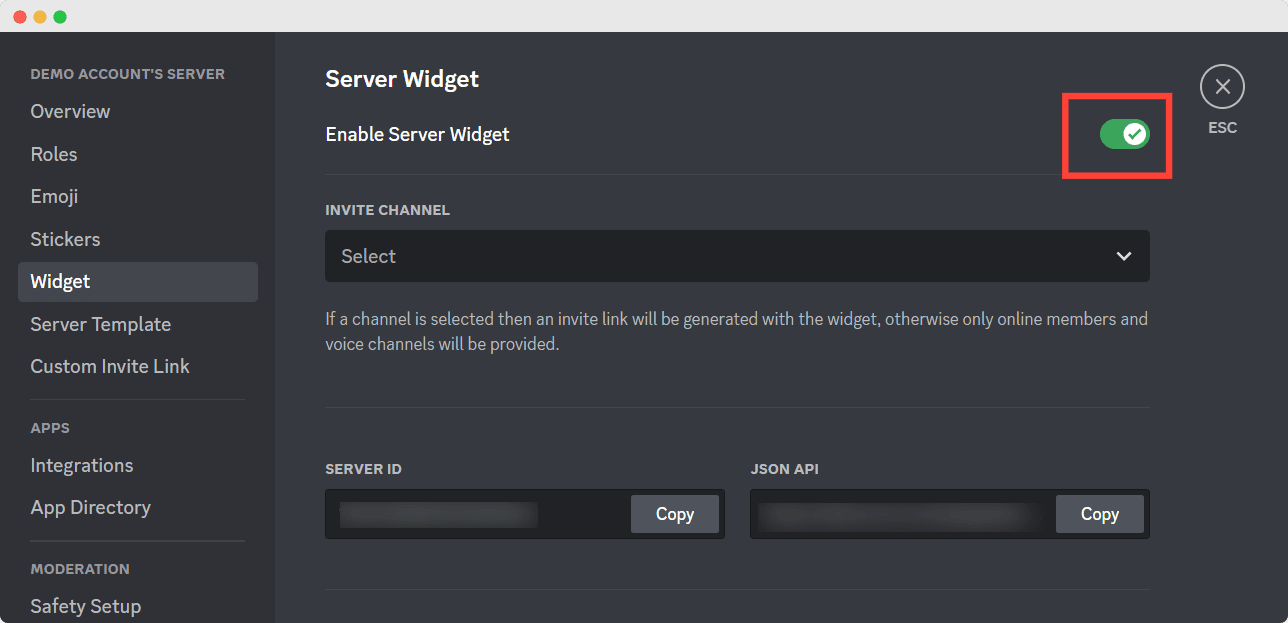 Discord Widget