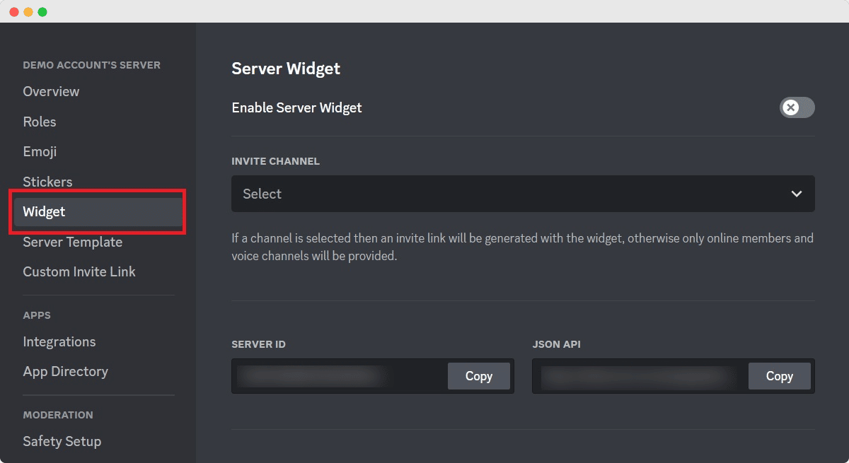 Discord Widget