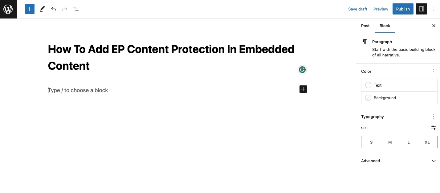 EP Content Protection