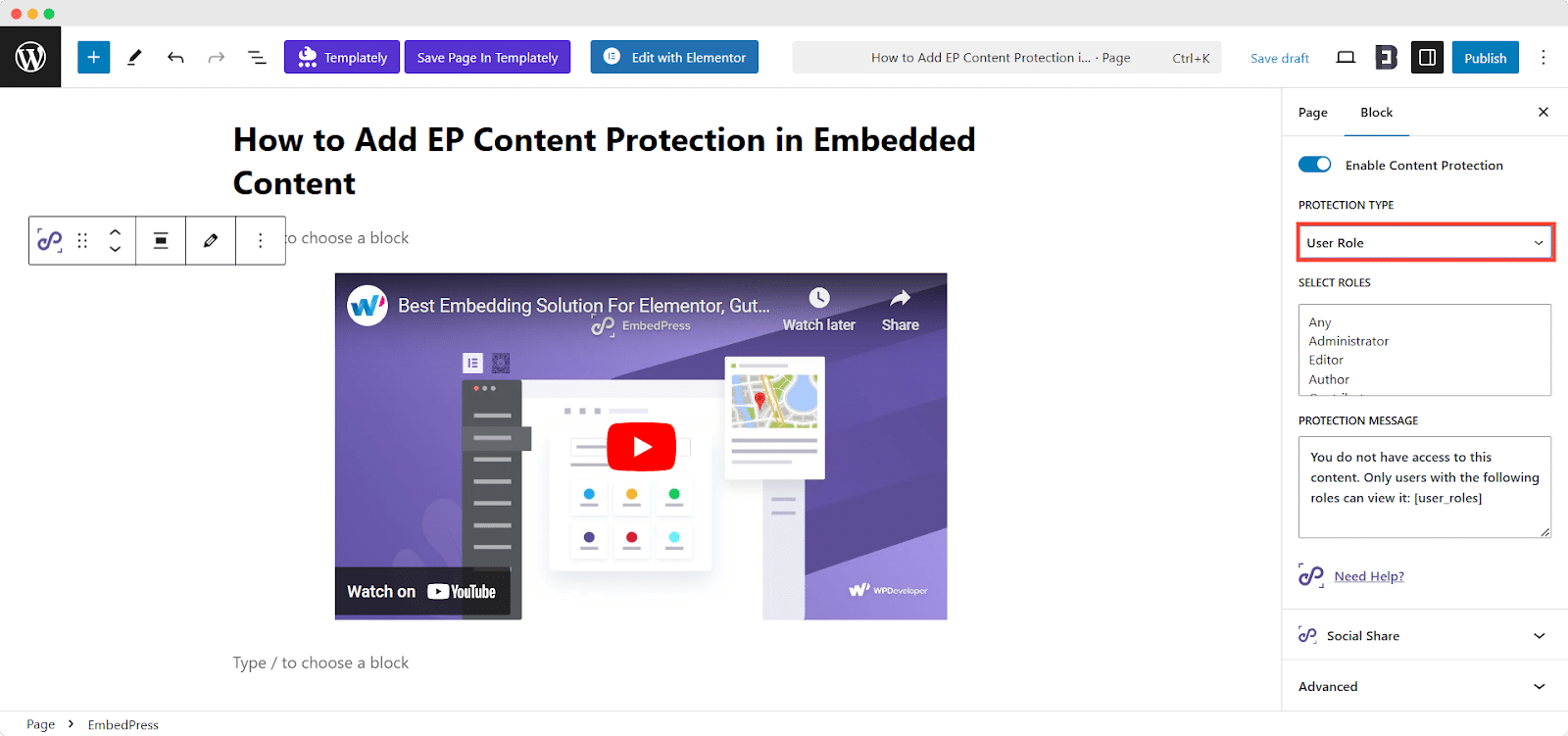 EP Content Protection