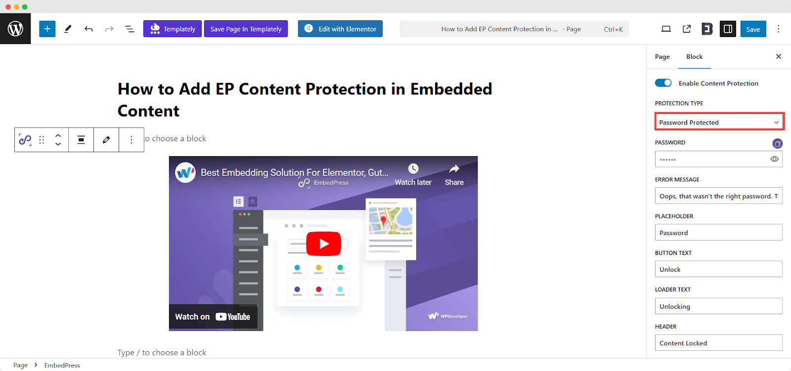 EP Content Protection