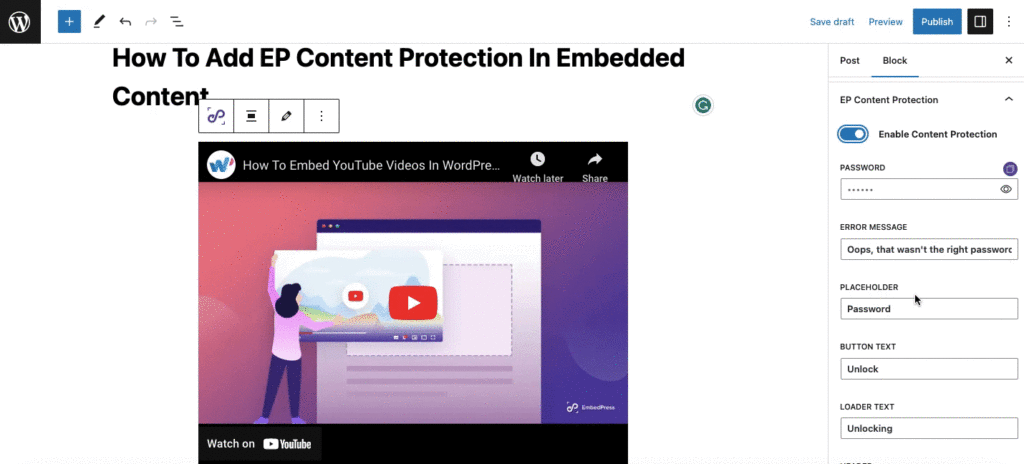 EP Content Protection