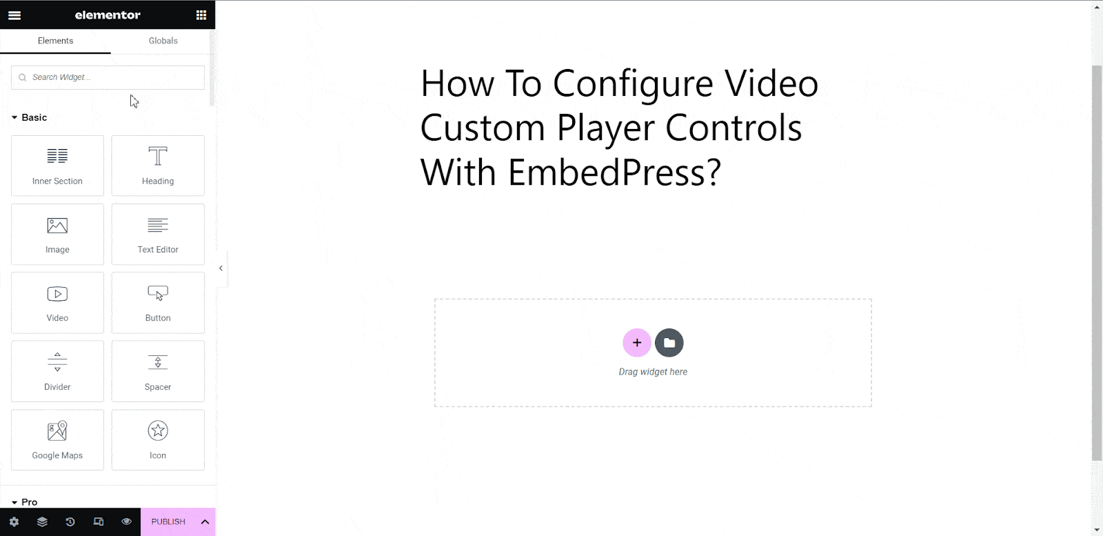 video custom player