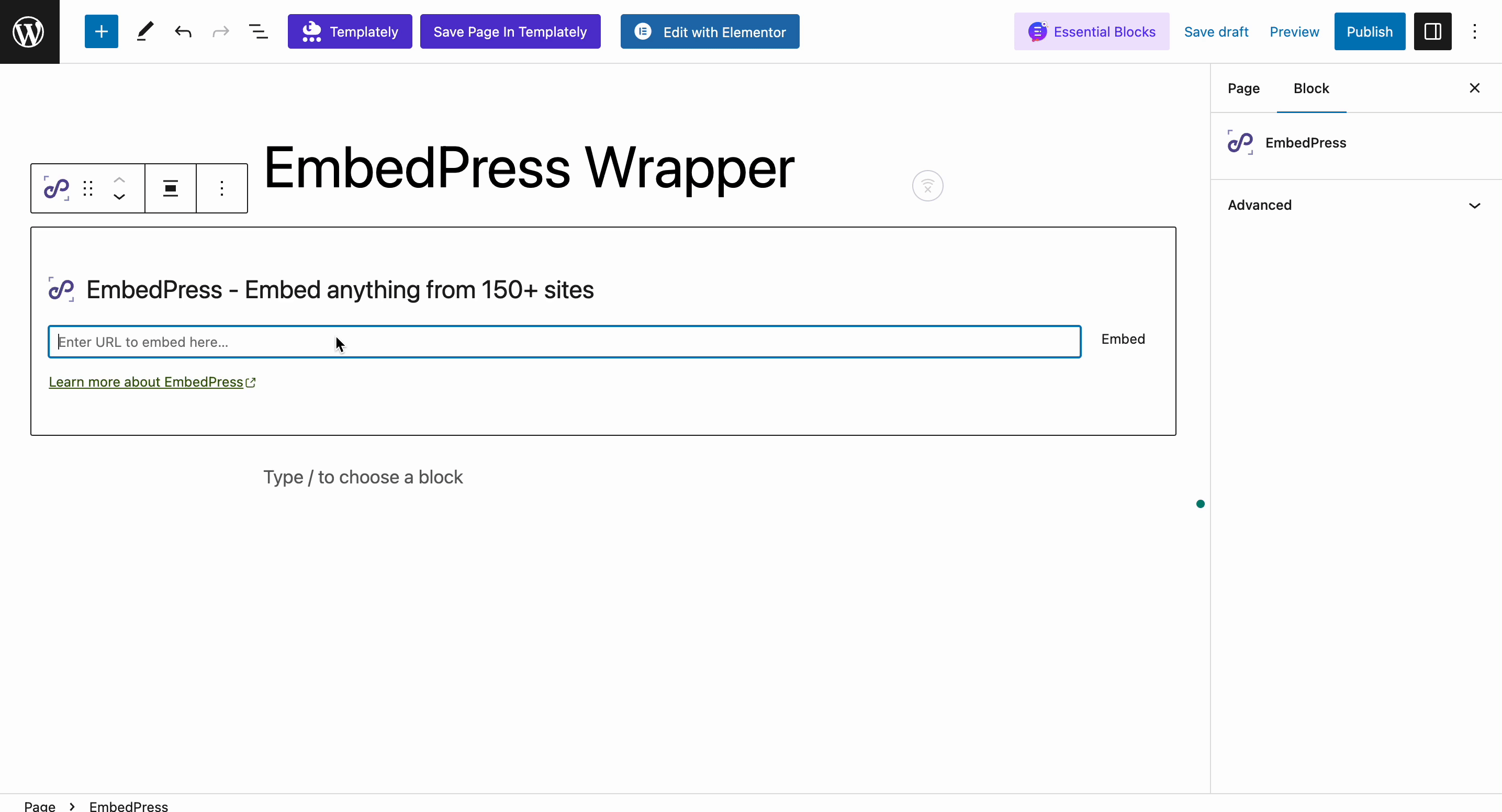 EmbedPress Wrapper