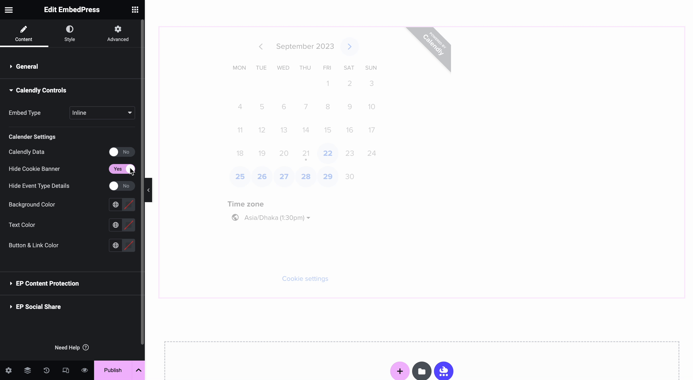 Embed Calendly