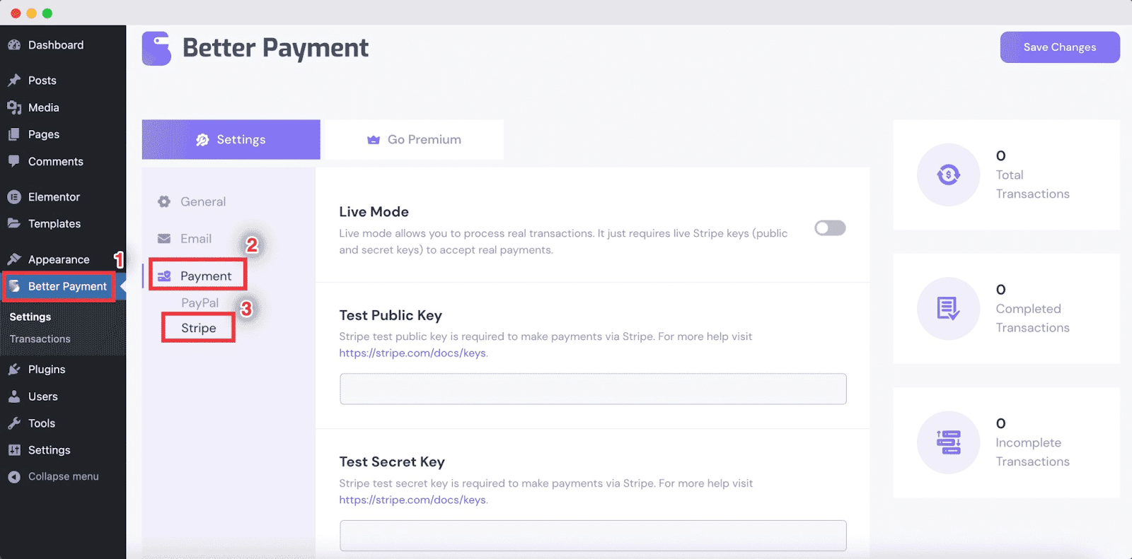 payments for WordPress