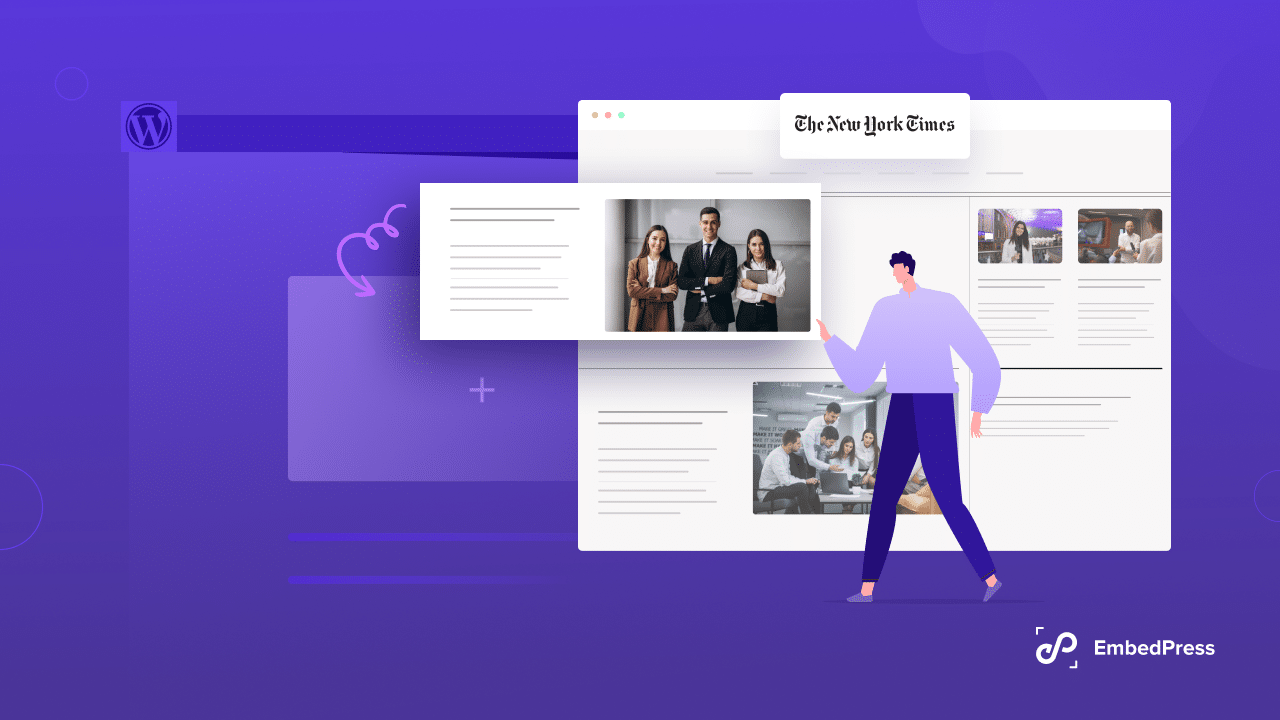 3 ways to embed the NY Times in WordPress website banner
