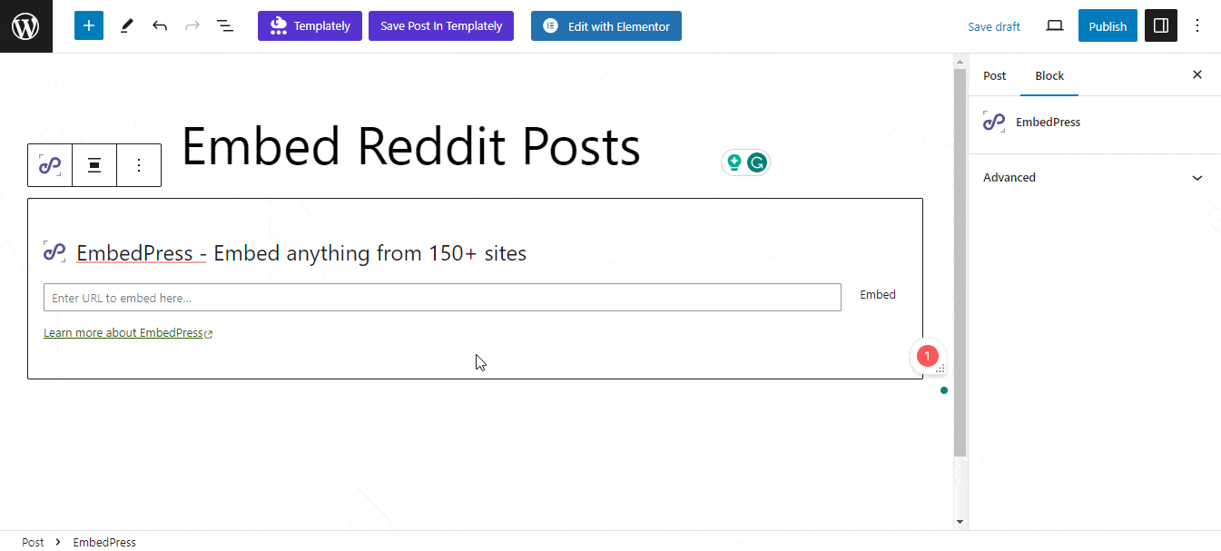 Embed Reddit Posts