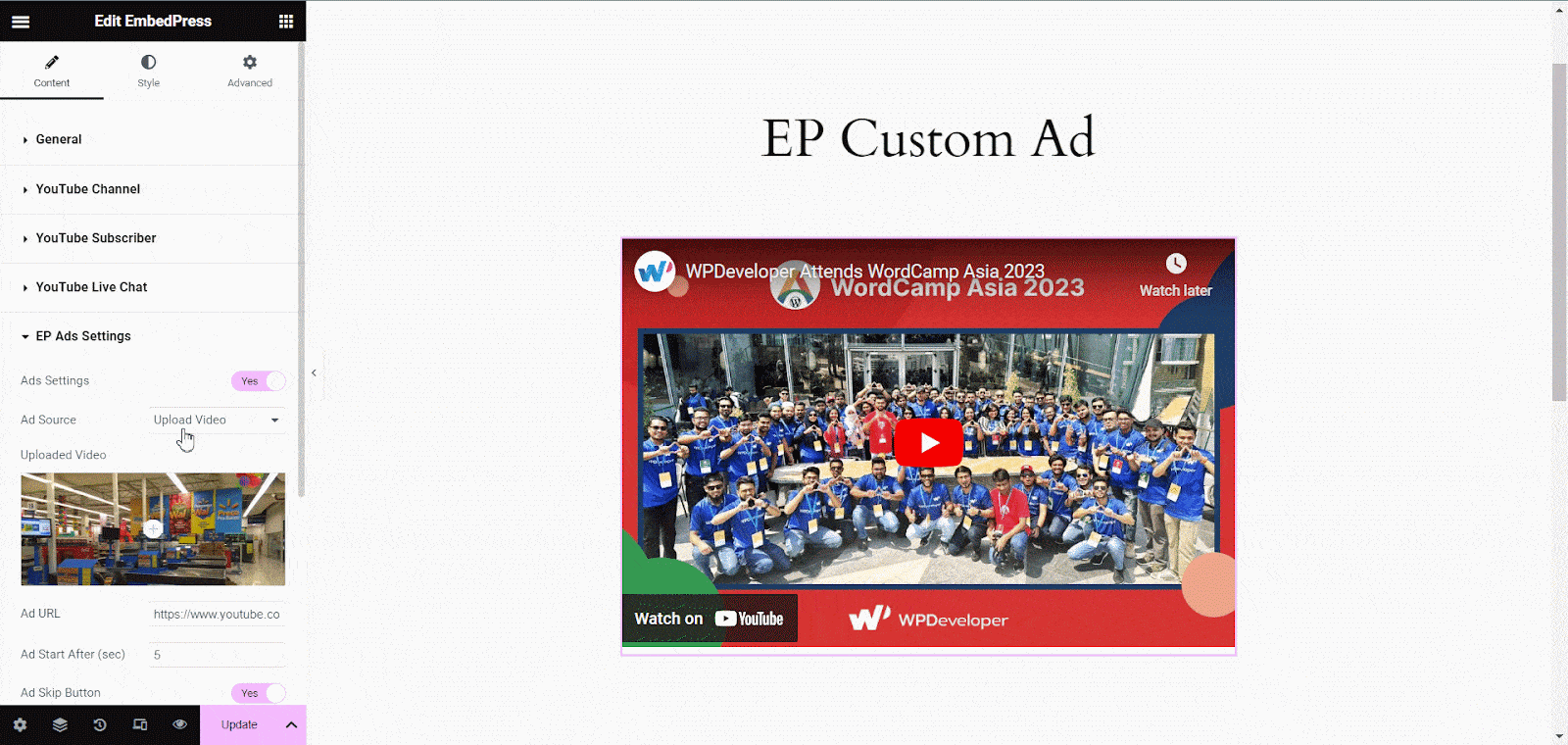 EP Custom Ad