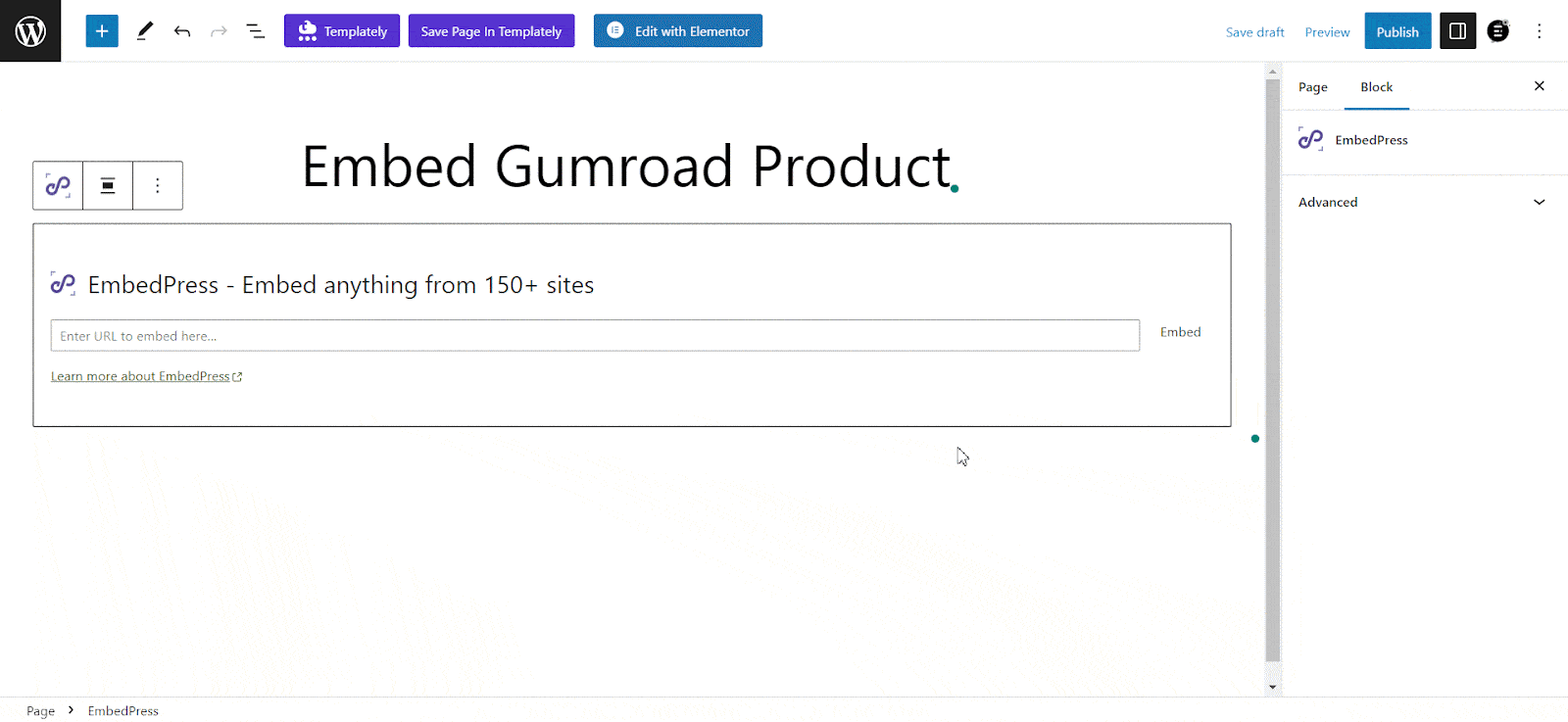 Embed Gumroad Product