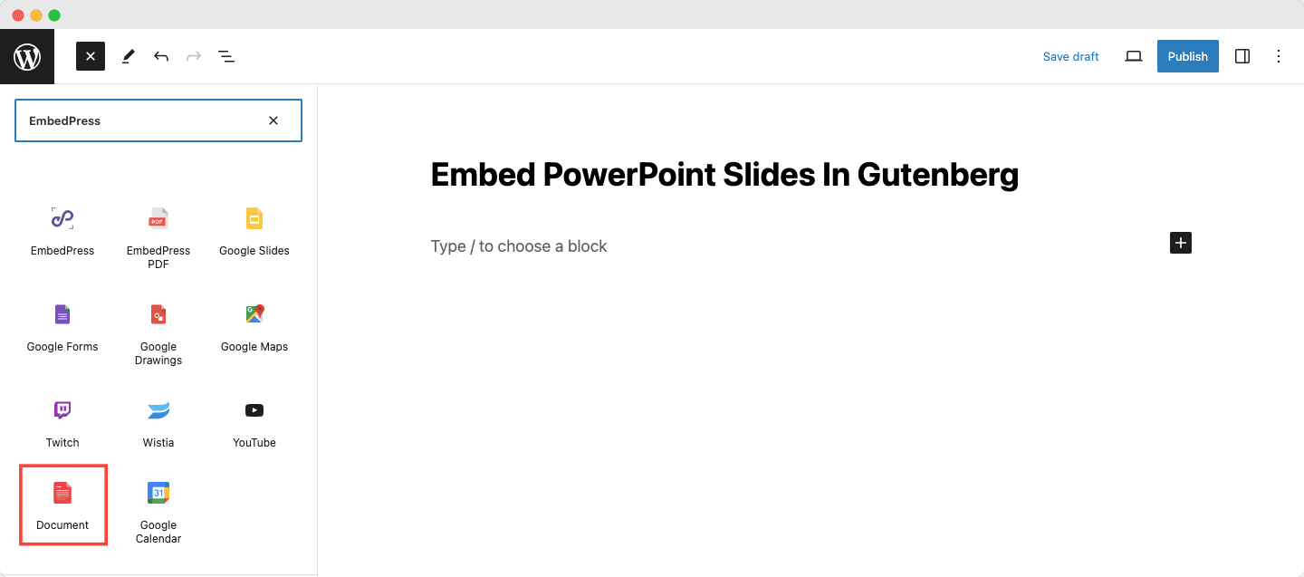 Embed Microsoft PowerPoint In WordPress