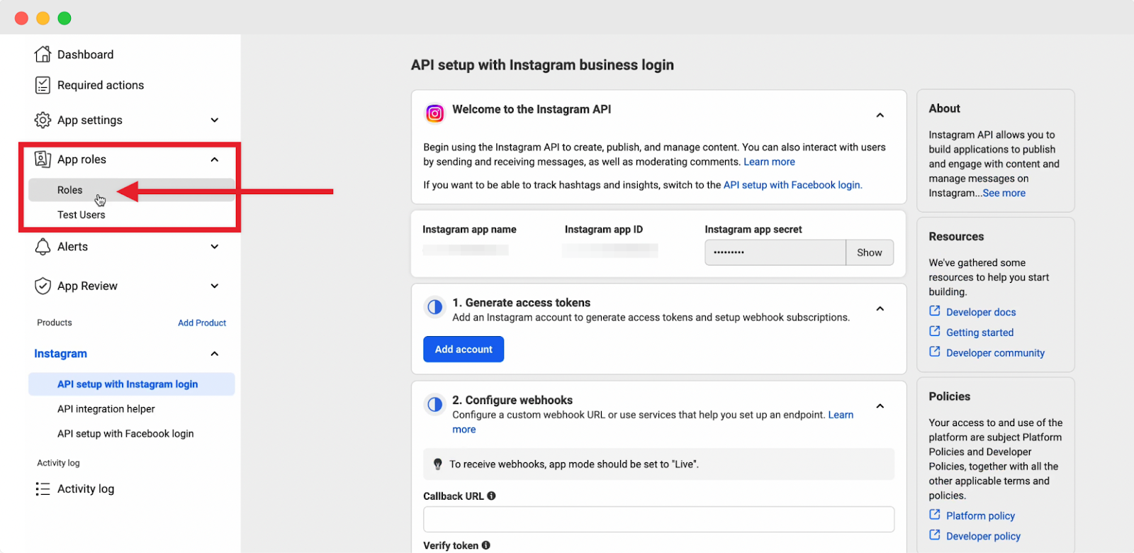 Instagram Feed 6 Instagram Access Token