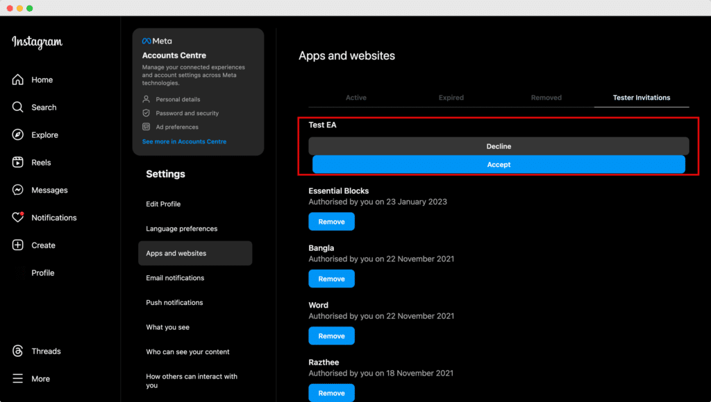 How To Generate Instagram Access Token?