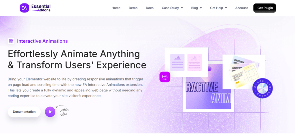 How to Create Interactive Animations in Elementor Website without ...