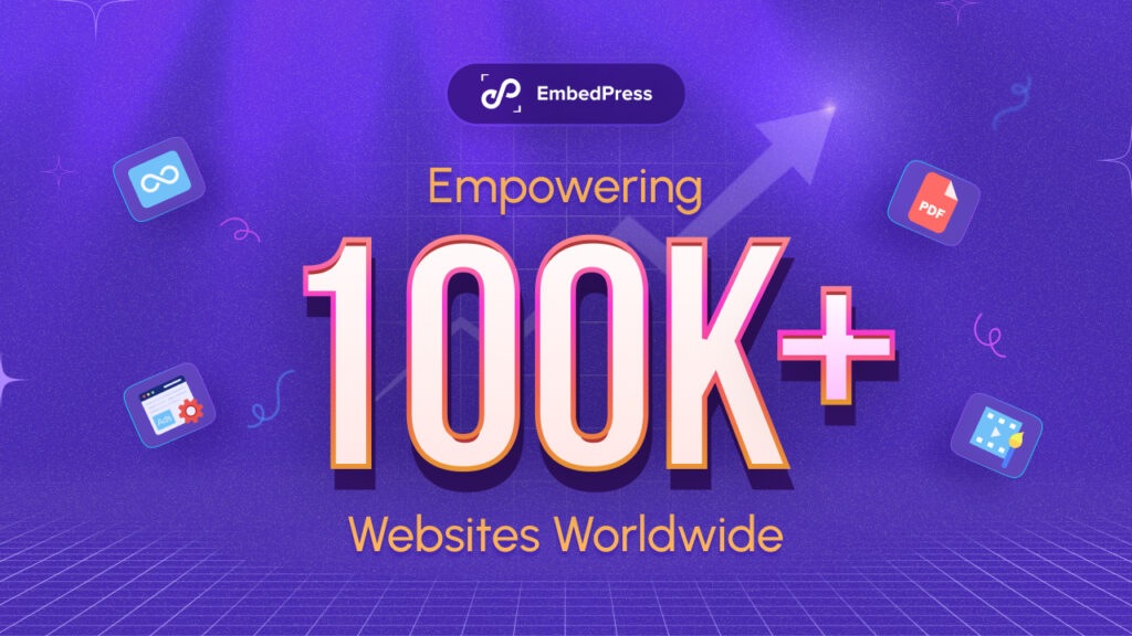 EmbedPress is powering up 100k+ websites globally