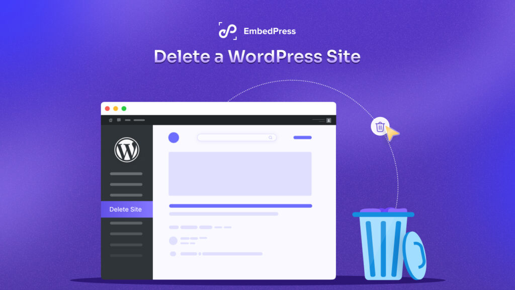 Delete a WordPress Site