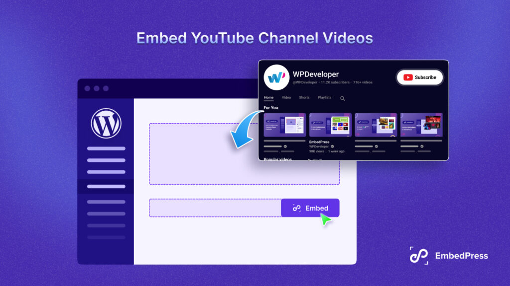 [Quick Guide] How to Embed YouTube Channel in WordPress?