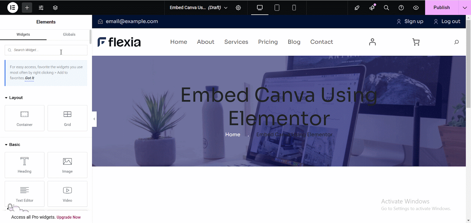 embed Canva In WordPress