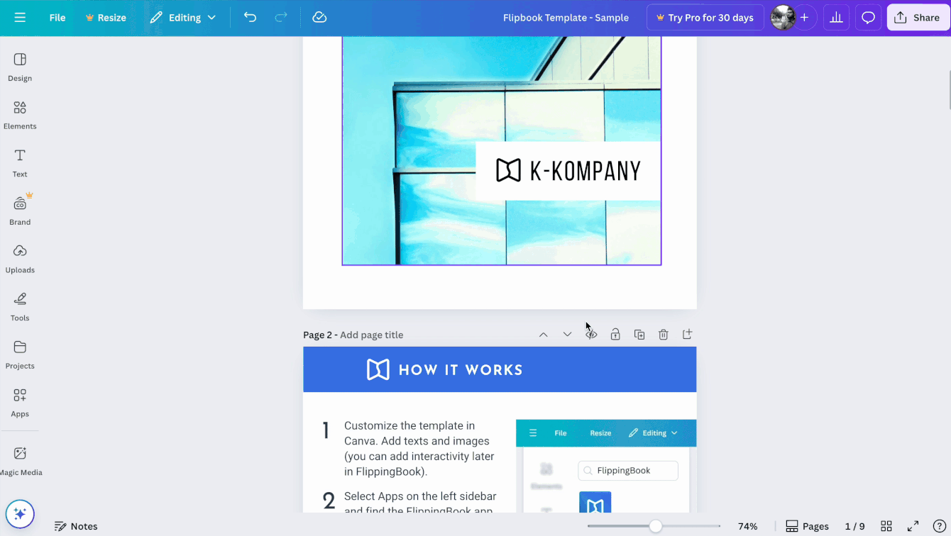 embed canva flipbooks in WordPress