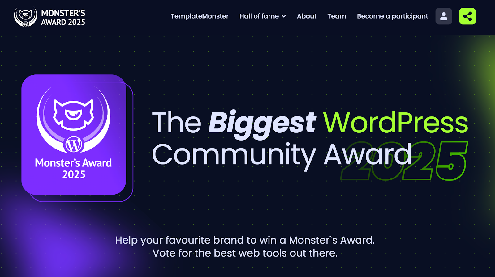 EmbedPress Nominated as Top WordPress Dynamic Plugin in Monster’s Award 2025 2 top WordPress dynamic plugin