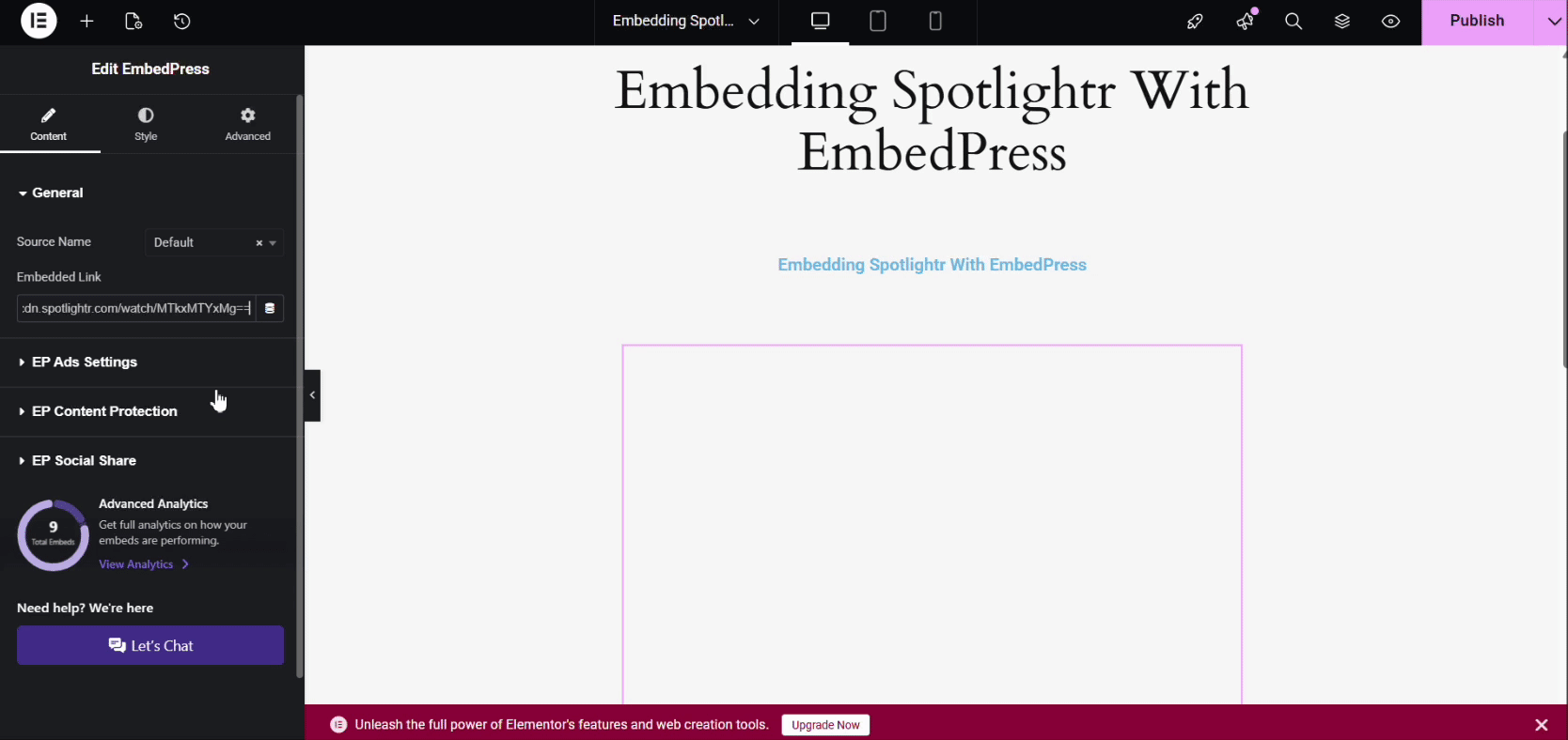 How To Embed Spotlightr Videos On WordPress - EmbedPress
