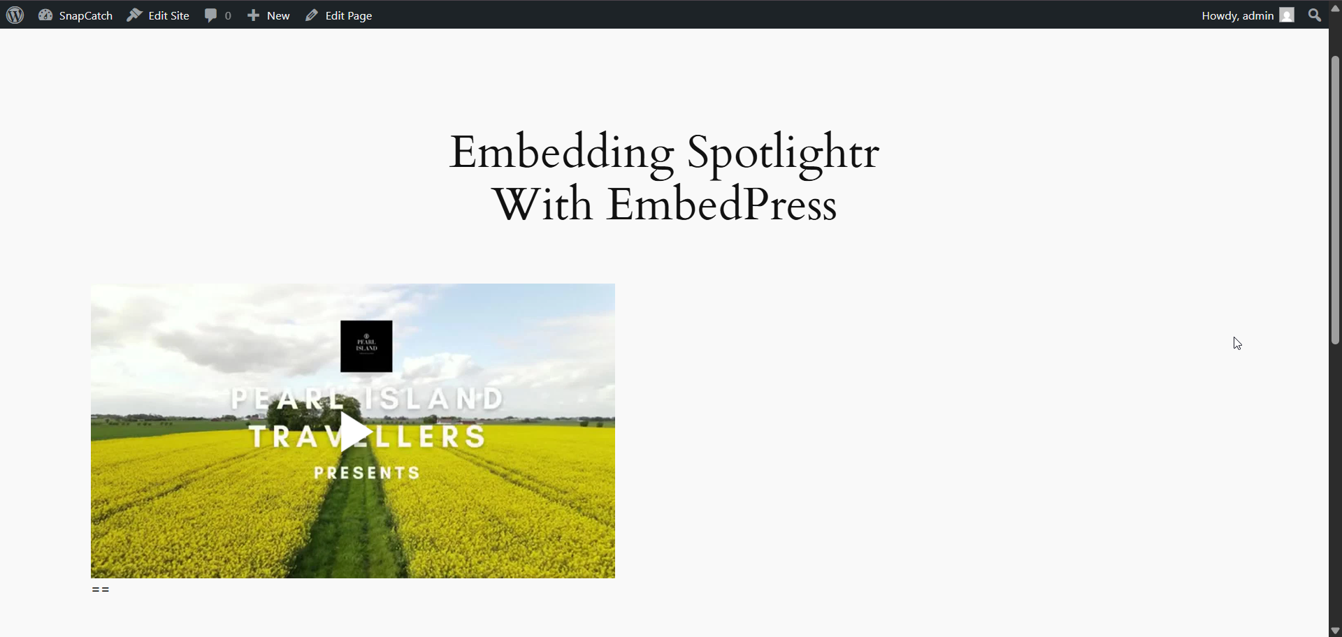 Embed Spotlightr Videos